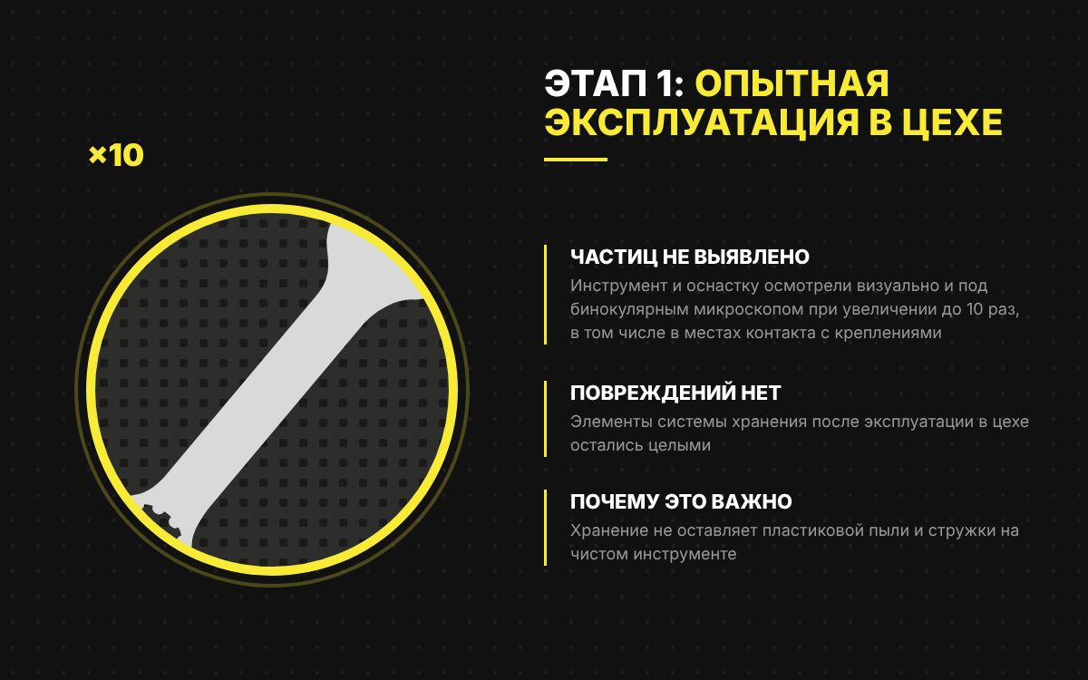 Осмотр инструмента под микроскопом после эксплуатации на стендах ToolBoard Осмотр инструмента под микроскопом после эксплуатации на стендах ToolBoard