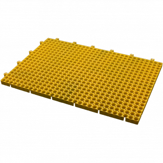 Панель для хранения инструментов "Жёлтый" - настенная панель-органайзер для инструментов 200*300 мм