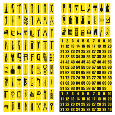 Наклейки ToolBoard для маркировки фото 1