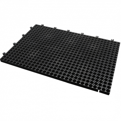 Панель для хранения инструментов "Чёрный" - настенная панель-органайзер для инструментов 200*300 мм фото 1