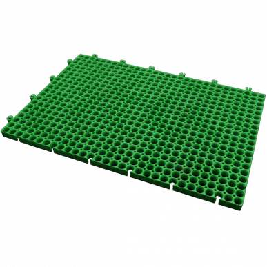 Панель для хранения инструментов "Зелёный" - настенная панель-органайзер для инструментов 200*300 мм фото 1