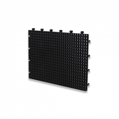 Панель для хранения инструментов "Чёрный" - настенная панель-органайзер для инструментов 200*300 мм фото 6